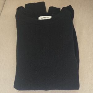 Nordstrom Cashmere Black Crewneck Sweater
